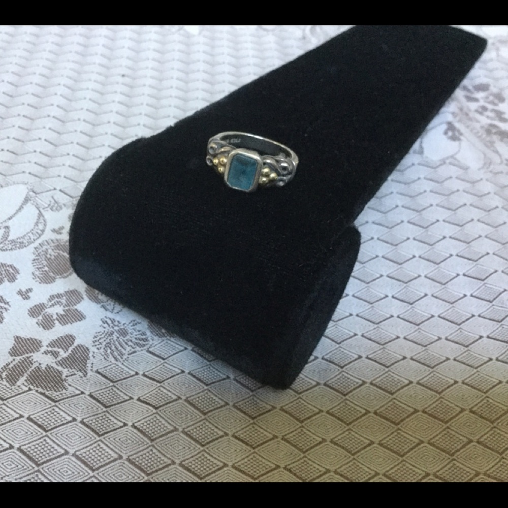 London blue topaz ring